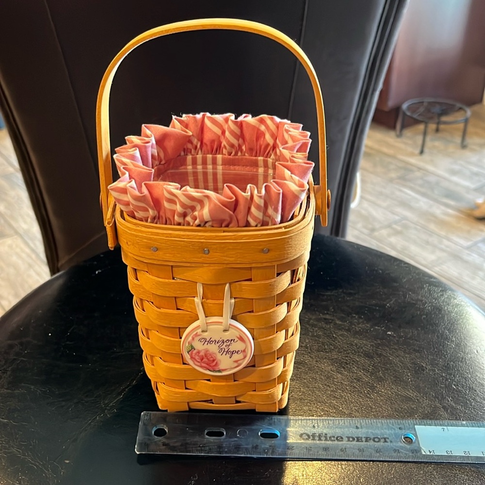 Longaberger Horizon of Hope Basket